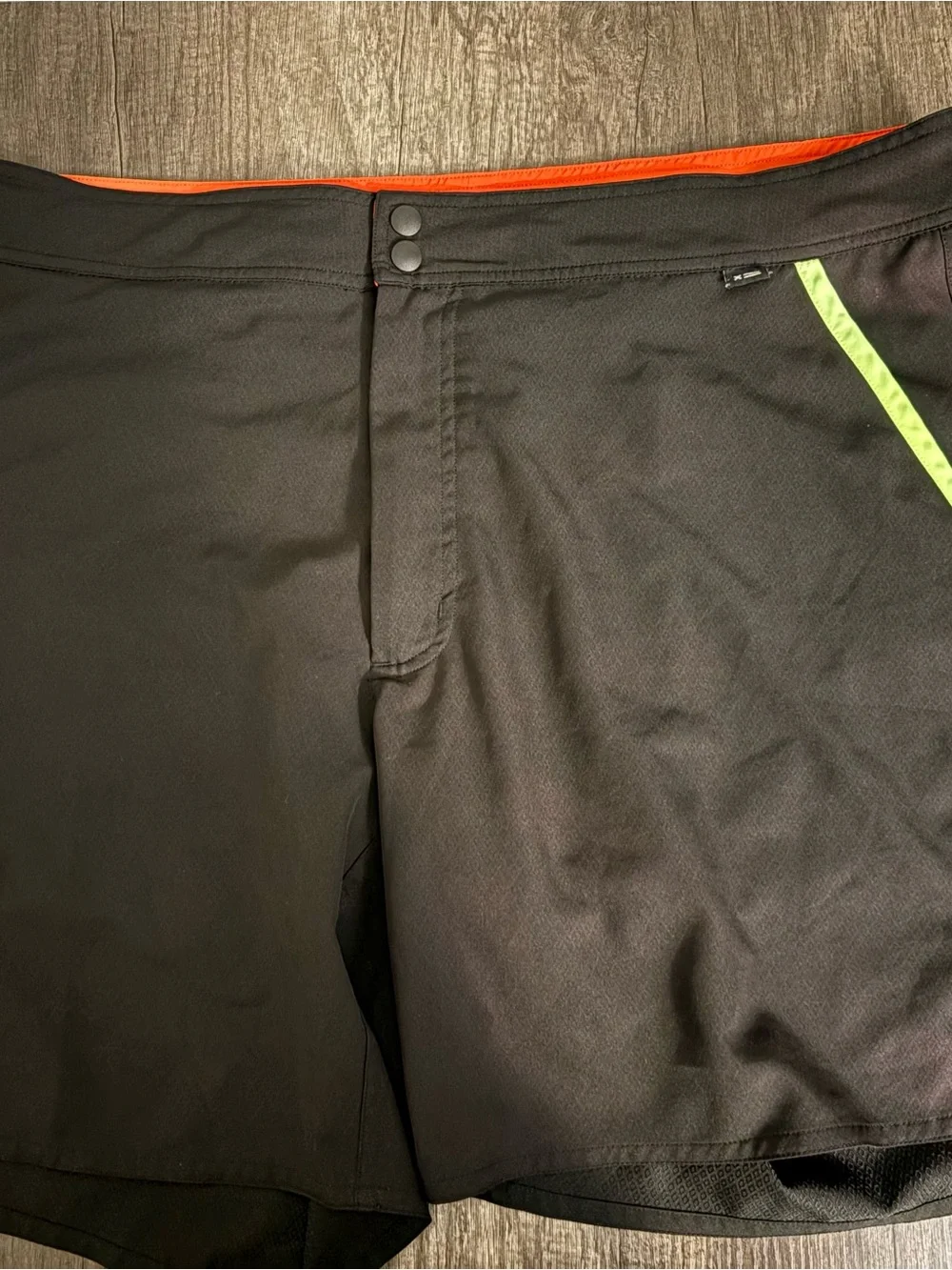 Tomboy Brand Men's Black Swim Rash Guard Shorts